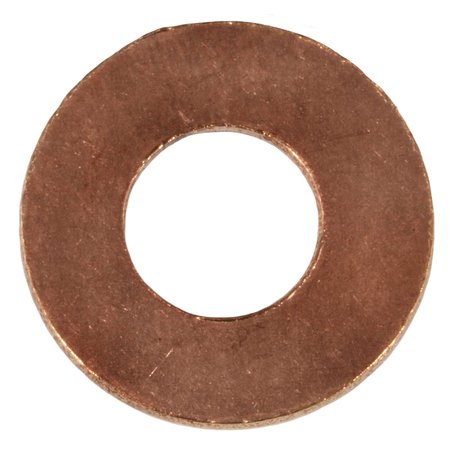 MIDWEST FASTENER Flat Washer, Fits Bolt Size 3/8" , Silicon Bronze 4 PK 39987